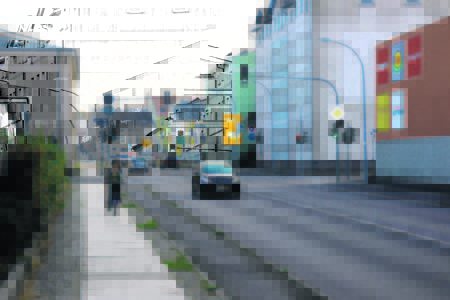 Impression vom südlichen Abschnitt der Berliner Straße. Die Trasse endet an der Berliner Kreuzung, wo noch immer die Villa Sinapius auf einen neuen Nutzer wartet Fotos: T. Richter-Zippack