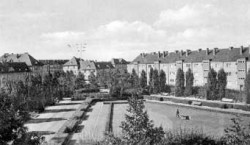 Guben. Tannenbergplatz / Friedrich-Ebert-Platz, heute Platz des Gedenkens, um 1930
