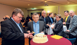 Horst Teuscher feiert
