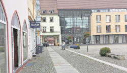 Bilder aus dem alten Senftenberg: Inzwischen ein preisgekröntes Rathaus