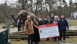 REWE spendet für Cottbuser Tierpark