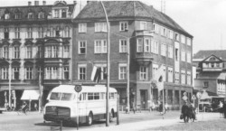 Die Berliner Straße in Forst um 1960