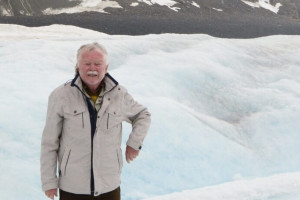 Gerade noch gefroren: Dr. Klaus Lange in Kanada