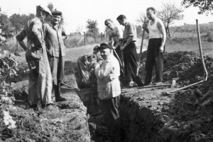 Altes Spremberg: Bilder vom Wasserleitungsbau nach dem II. Weltkrieg