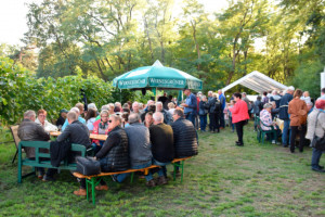 Zahlreiche Besucher beim Weinfest in Klein Oßnig