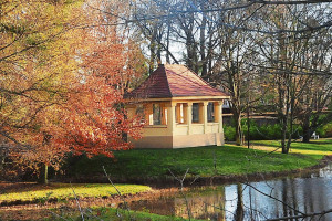 Bilder aus dem alten Senftenberg: Steindamm am Senftenberger Stadtpark