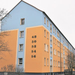 KWG renoviert Großräschener Fassade