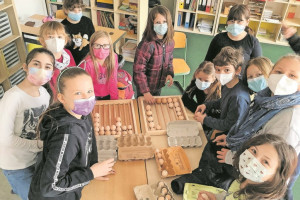 Hühnerprojekt an Forster Archimedes Grundschule