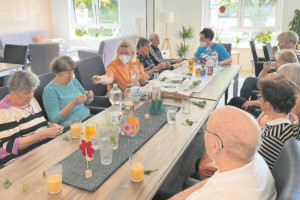 Kräuterurkunde bei Ambulantis Tagespflege in Cottbus