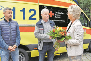 Leiter der Lauchhammer DRK-Rettungswache geht in Rente