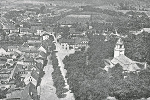 Historische Ansicht von Altdöbern mit Brandenburgs größtem Geläut