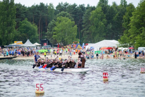 Die Wasserfestspiele Neuhausen sind mit packenden Drachenbootrennen zurück