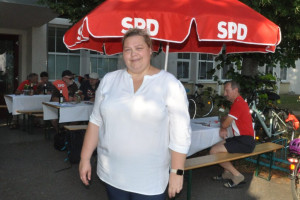 SPD-Kandidatin Nadine Hönicke stellt ihr Wahlprogramm vor