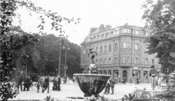 Historisches Cottbus: Der Kaiser-Wilhelm-Platz um 1930