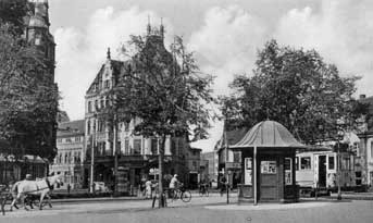 Cottbus: Berliner Platz um 1940