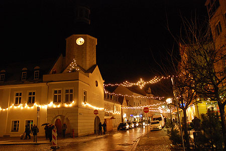 Glänzender Weihnachtseinkauf
