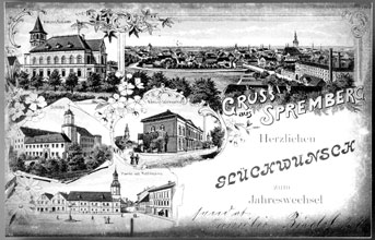 Spremberg: Silvesterkarte