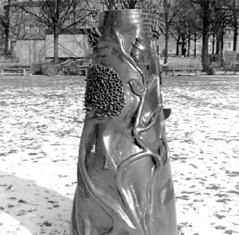 Forst: Hungerstele vom Goetheplatz