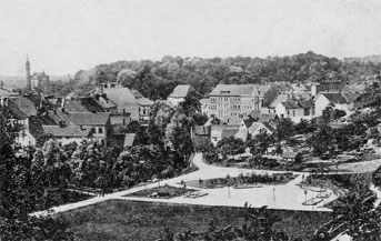 Guben: Blick auf den Sportplatz