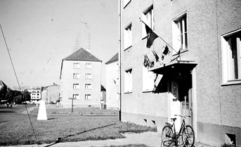 Forst: Aus der Kirchstraße fotografiert