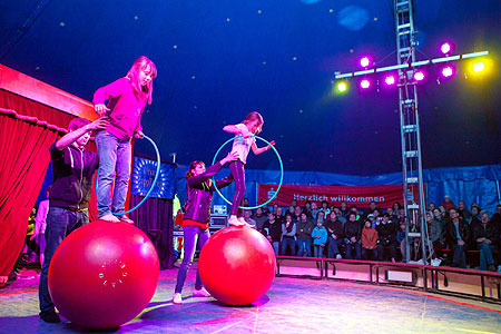 Circus „ZappZarap“ in Guben am 20.6.