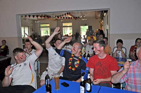 Großartige  Stimmung beim  Public Viewing