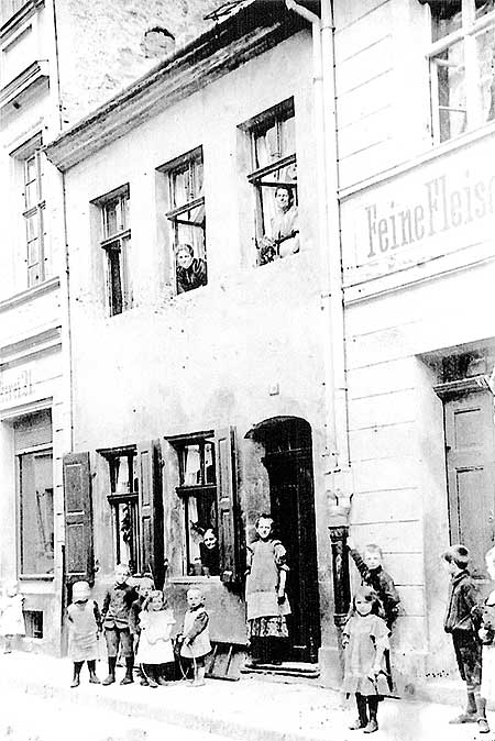 Guben: Die Hinterhäuser vom Marktplatz