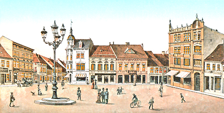 Senftenberg: Die Pracht unseres Marktes um 1900