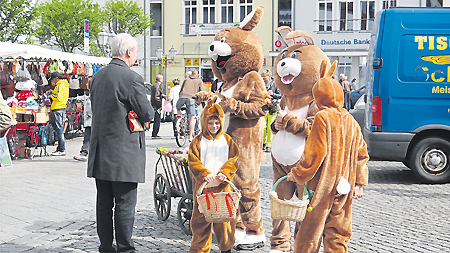 Frühlingsfest in der Einkaufsstadt Spremberg am letzten Märzwochenende