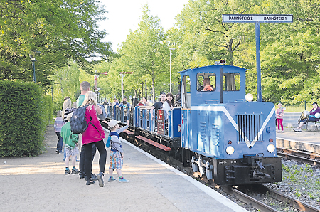 Parkeisenbahn startet zu Ostern in 61. Saison