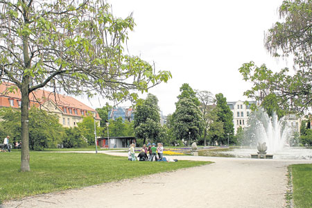 Cottbus: Historische Gebäude am Schillerplatz