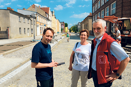 Neuer Schlenker in der Alten Poststraße in Guben