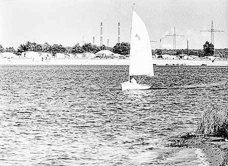 Senftenberg: Trotz Kohlestaub übern See gesegelt