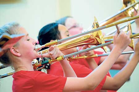 Bläser zum Jahresende in Guben am 16.12.