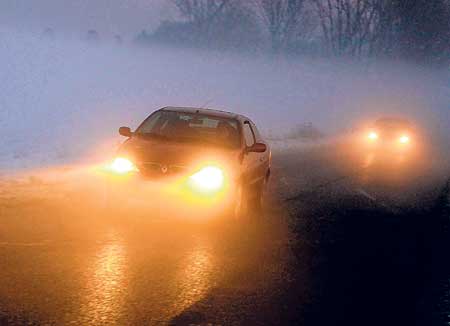 Bei Nebel gibt es viel zu beachten