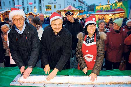 Spremberger Markt mit Sturmschreck