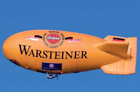 Luftschiff in Welzow