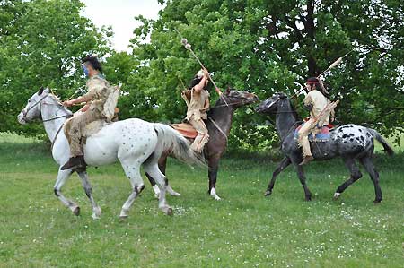 Ganz ohne Sattel im tollkühnen Galopp am 23./24.4. nach Skadow