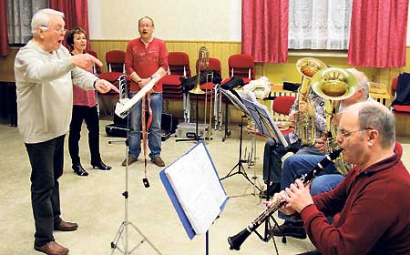 Welzower Traditionskapelle bläst zum Jubiläum am 23.4.