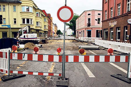 Im neuen Spremberger „Superkreisel“ holpert es