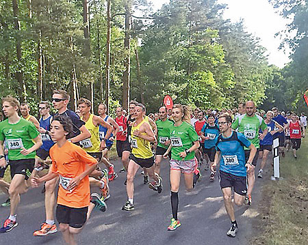 Teilnehmerrekord beim 15. Komptendorfer Waldlauf