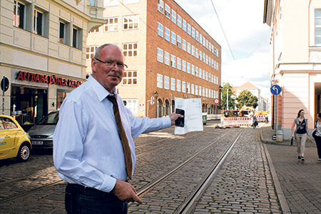 Cottbuser Straßenbekanntschaften – Berliner Straße: Neue Schienen für das Herz der Stadt