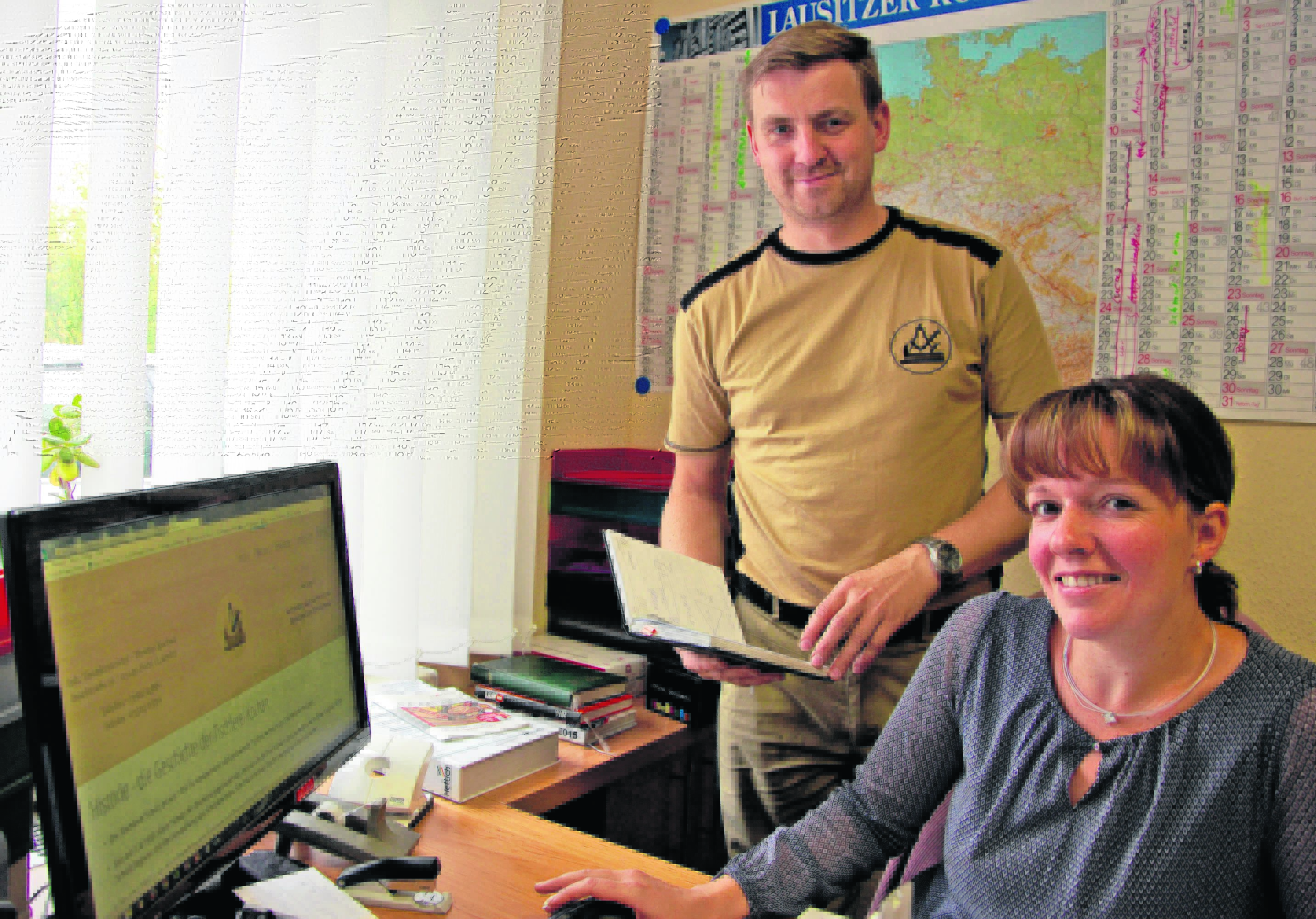 Handwerkerbüro fest im Griff