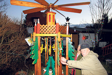 Wolfgang Frankes Pyramide sorgt für Musik