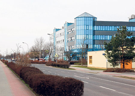 Wirtschaftsmotor mit grüner Oase