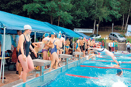 Ein Kraftakt im Spremberger Freibad