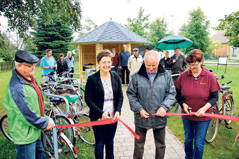 Spremberg-Sellessen: Info-Punkt für Radtouristen