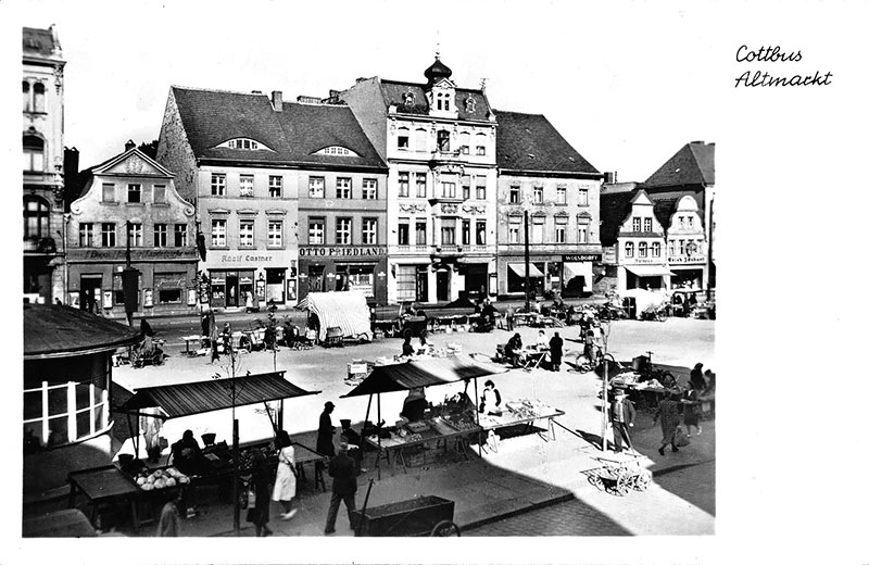 Altes Cottbus: Der Altmarkt als „Guter Stube“