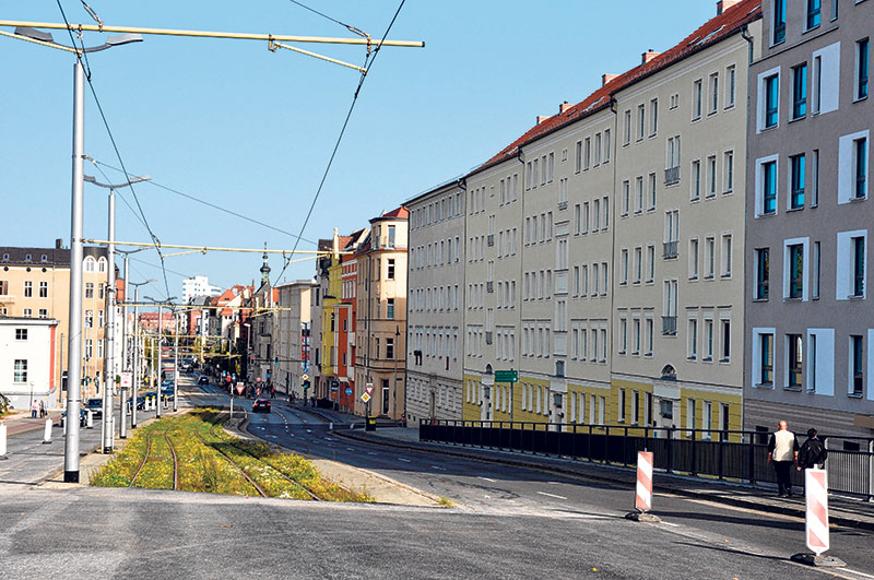 Cottbus: Baustelle und Denkmalschutz