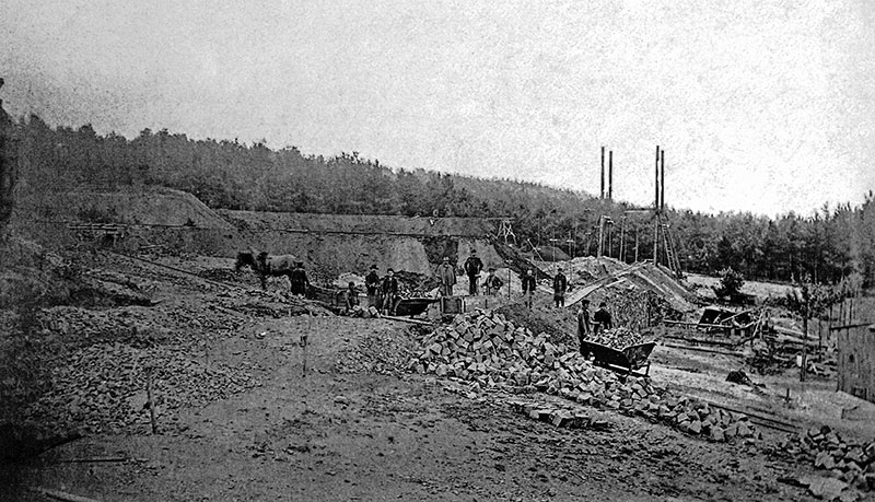 Altes Senftenberg: Der alte Steinbruch auf dem Koschenberg